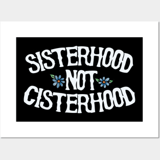 Sisterhood not cisterhood Posters and Art